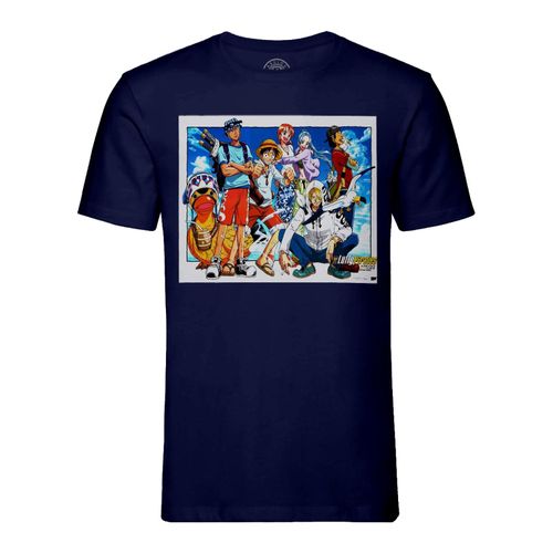 T-Shirt Homme Col Rond One Piece Alabasta Arc Kalu Super Colvert Princesse Vivi