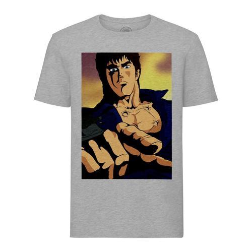 T-Shirt Homme Col Rond Ken Le Survivant Fist Of The North Star Homme Aux 7 Cicatrices