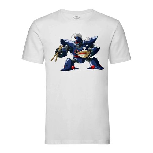 T-Shirt Homme Col Rond Dragon Ball Z Oolong Cochon Ramen Manga Anime