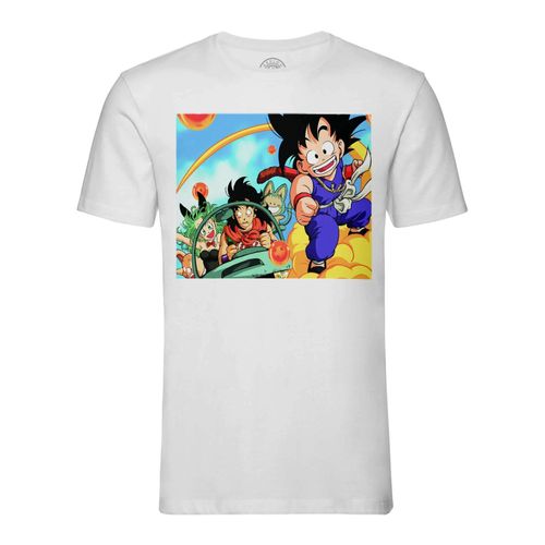 T-Shirt Homme Col Rond Dragon Ball Classic Yamcha Anime Manga 90's