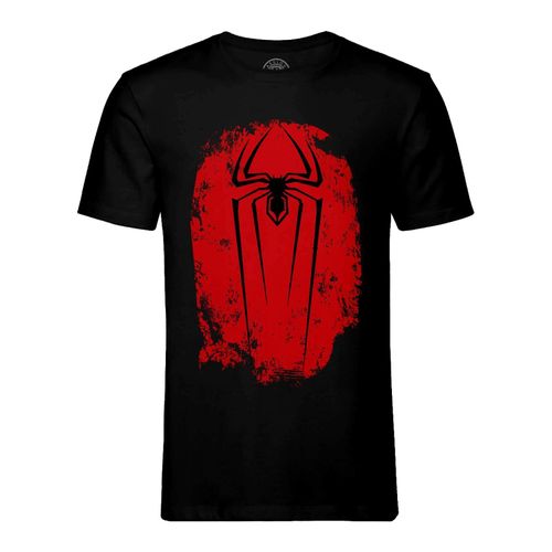 T-Shirt Homme Col Rond Spiderman Super Heros Blood Print Justice