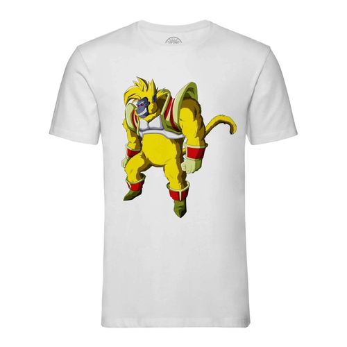 T-Shirt Homme Col Rond Dragon Ball Gt Singe Jaune Baby Vegeta Manga Anime
