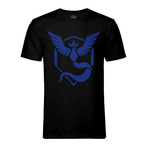 T-Shirt Homme Col Rond Pokemon Go Equipe Sagesse Jeux Vidéo Geek