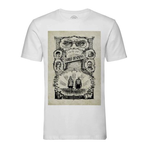 T-Shirt Homme Col Rond Breaking Bad Affiche Ancien Parodie Family Business