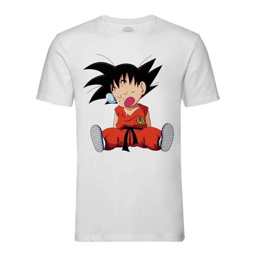 T-Shirt Homme Col Rond Dragon Ball Dbz Goku Tired Manga Anime