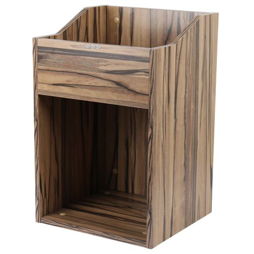 Zomo VS-Box 100/2 meuble vinyles, zebrano
