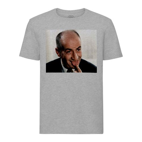 T-Shirt Homme Col Rond Louis De Funes Sur La Langue Acteur Francais Legende