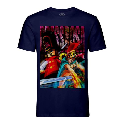 T-Shirt Homme Col Rond One Piece Dressrosa Arc Sol Soldats Manga