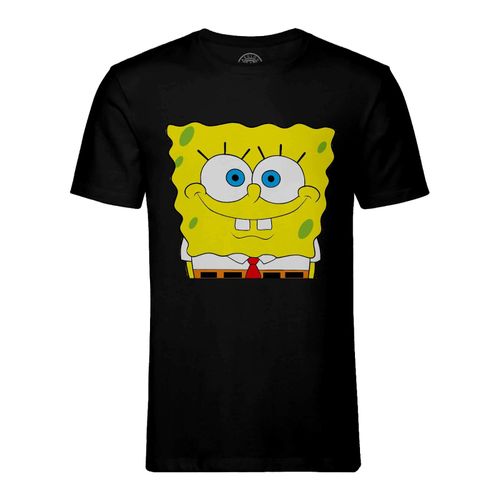 T-Shirt Homme Col Rond Bob L'eponge Spongebob Squarepant Dessin Anime