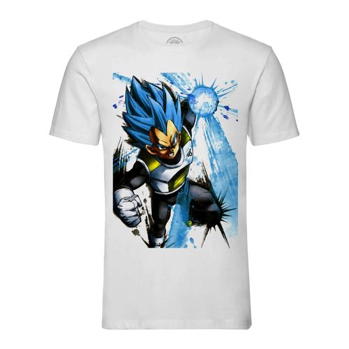 T-Shirt Homme Col Rond Vegeta Super Saiyan God La Resurection De Freezer Dragon Ball Super Dbz