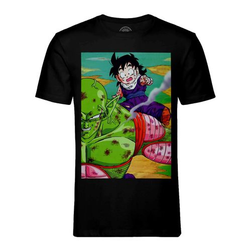 T-Shirt Homme Col Rond Santan Petit Coeur Protege Sangohan Dragon Ball Z Dbz Manga