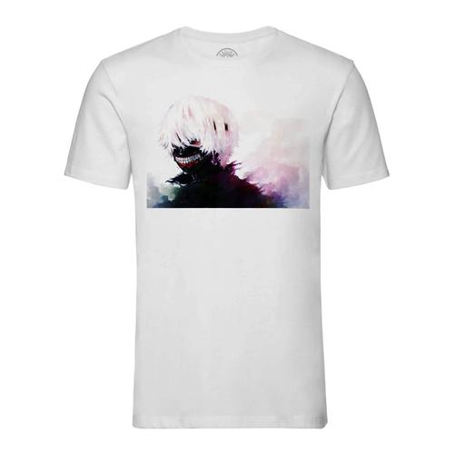 T-Shirt Homme Col Rond Tokyo Ghoul Kaneki Manga Japon