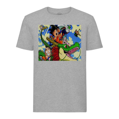 T-Shirt Homme Col Rond Dragon Ball Shenron Dragon Magique Manga