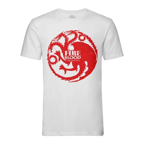 T-Shirt Homme Col Rond Game Of Thrones Mad King Targaryen House