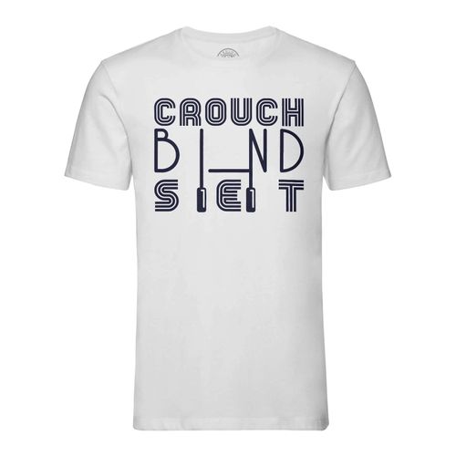 T-Shirt Homme Col Rond Crouch Bind Set Rugby Sport Ballon Xv
