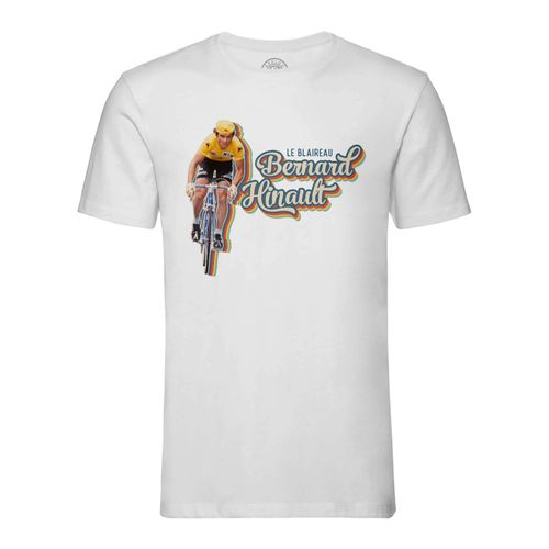 T-Shirt Homme Col Rond Bernard Hinault Vintage Vélo France Cyclisme Tour