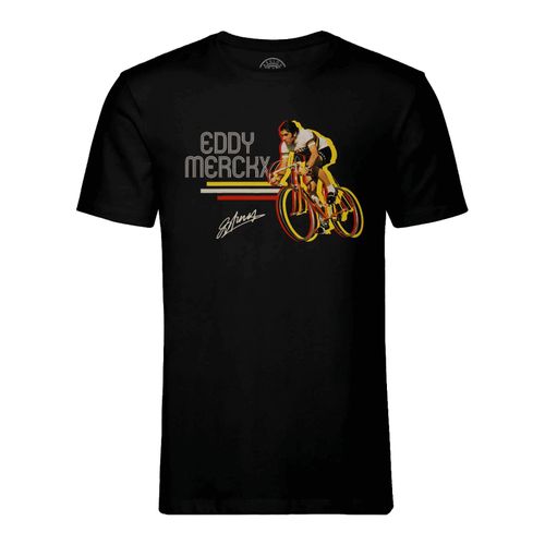 T-Shirt Homme Col Rond Eddy Merckx Vintage Vélo France Cyclisme Tour