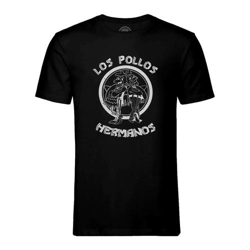 T-Shirt Homme Col Rond Los Pollos Hermanos Geek Jeux Video Serie Film