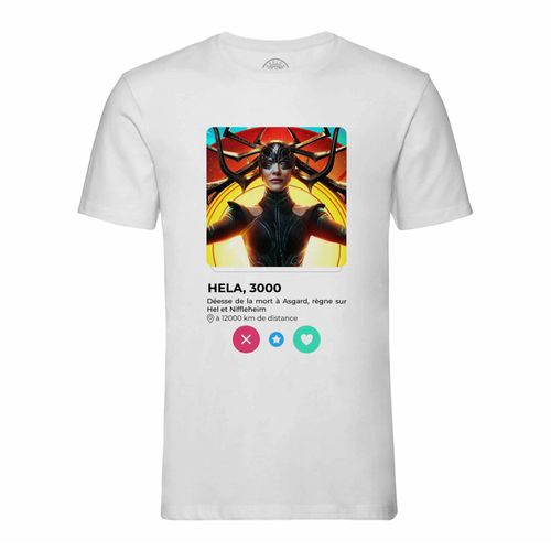 T-Shirt Homme Col Rond Hela Réseau Social Thor Rencontre Amour Bd