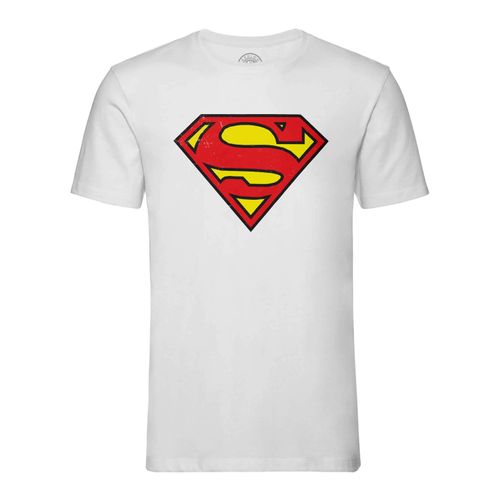 T-Shirt Homme Col Rond Superman Super Héros Bd Film Geek
