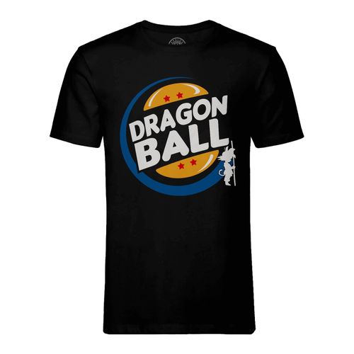 T-Shirt Homme Col Rond Burger Dragon Ball Parodie Film Series Anime Fast Food