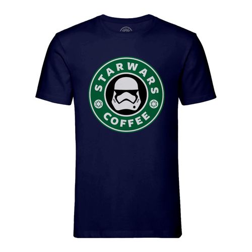 T-Shirt Homme Col Rond Star Wars Coffee - Starbucks Parodie Film Series Marque