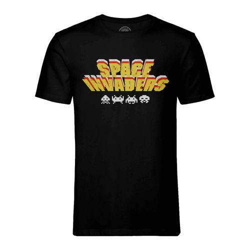 T-Shirt Homme Col Rond Space Invaders Jeux Vidéo Retro Gaming Vintage