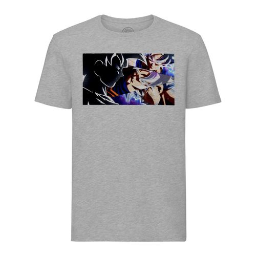 T-Shirt Homme Col Rond Dragon Ball Son Goku Déterminé Vues Bd 1 Anime Manga Japon