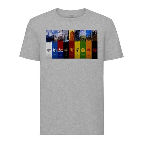 T-Shirt Homme Col Rond Game Of Thrones Les 7 Royaumes Serie Tv