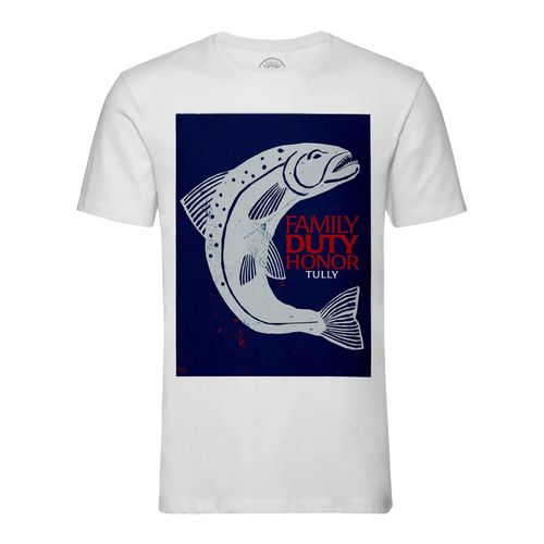 T-Shirt Homme Col Rond Game Of Thrones House Tully 7 Kingdom
