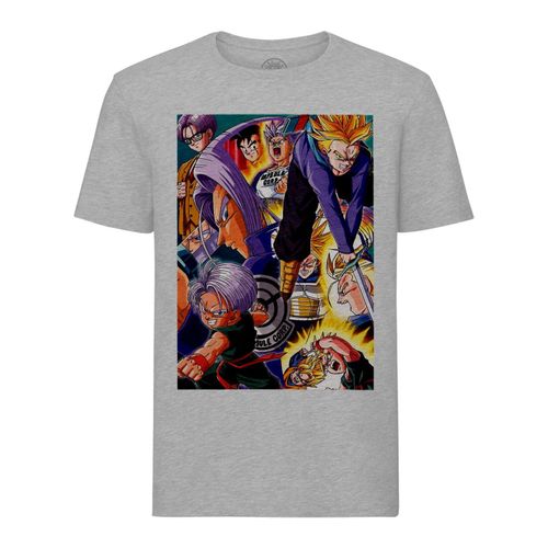 T-Shirt Homme Col Rond Dragon Ball Z Trunks Capsule Z Anime Manga Japon