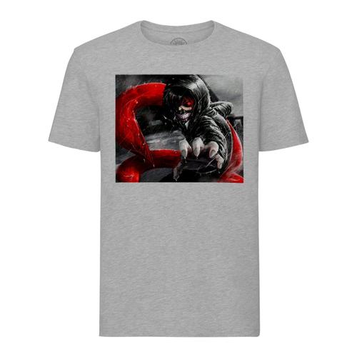 T-Shirt Homme Col Rond Tokyo Ghoul Tentacle Manga Anime Japon