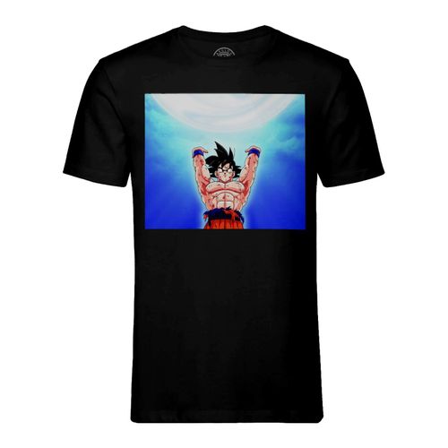 T-Shirt Homme Col Rond Sangoku Genkidama Attaque Speciale Dragon Ball