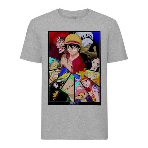 T-Shirt Homme Col Rond One Piece New Generation Pirates Manga Anime
