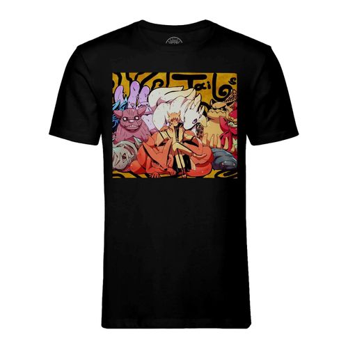 T-Shirt Homme Col Rond Naruto Technique Rikudo Sennin Manga Ninja Demons