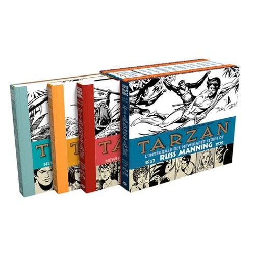 Tarzan L'intégrale Des Newspaper Strips - 1967-1979 - Coffret 4 Volumes
