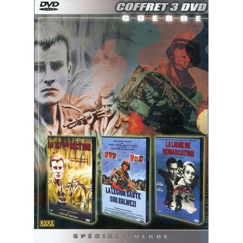 Coffret 3 Dvd : Guerre (La 317eme Section - La Légion Saute Sur Kolwezi - La Ligne De Démarcation)
