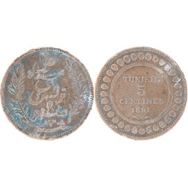 Tunisie - 1891 - 5 Centimes - 21-043