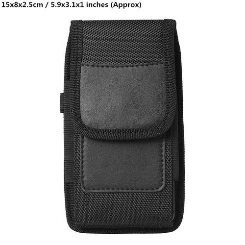 L -Sac De Taille Pour Téléphone Portable, Pochette En Nylon Pour Téléphone Portable Avec Boucle De Cein