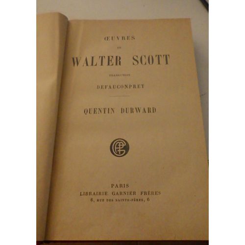Quentin Durward Traduction Defauconpret