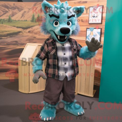 Personnage De Costume De Mascotte Redbrokoly De Pendentif Marron Habillé Avec Une Robe De Soirée Et Des Épingles À Chapeau