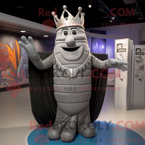 Personnage De Costume De Mascotte Redbrokoly De Pamplemousse Rouille Habillé Avec Une Jupe Longue Et Des Ceintures De Smoking