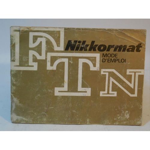 Mode emploi NIKON FTN