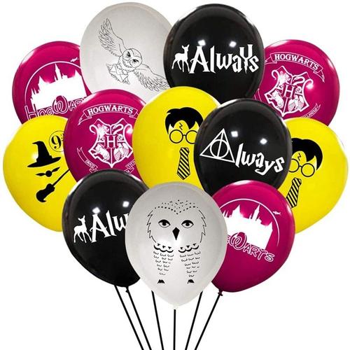 12 pcs a - Ballon décoratif Harry Potter, décoration de fête à thème Harry  Potter, décoration de maison de mariage d'anniversaire pour enfants,  fourniture de ballons numériques