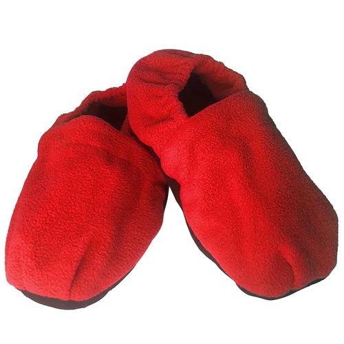 Chaussons Chauffants - Rouge - 40