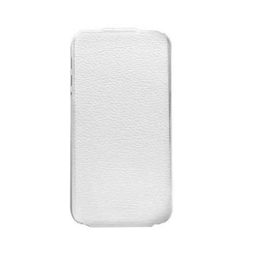 Etui Folio A Rabat Iphone 4 4s Blanc Grainé (Pu)