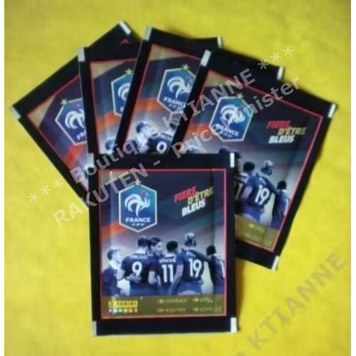 Lot 5 Pochettes Images - Cartes - Fiers D'être Bleus - Panini - Carrefour - Euro 2016 - Foot - Edf - Stickers