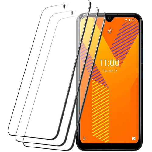 3 Pieces Verre Trempe Pour Wiko Y62 Verre De Protection D'ecran Verre De Protection Tactile 3d, Verre De Durete 9h Pour Wiko Y62