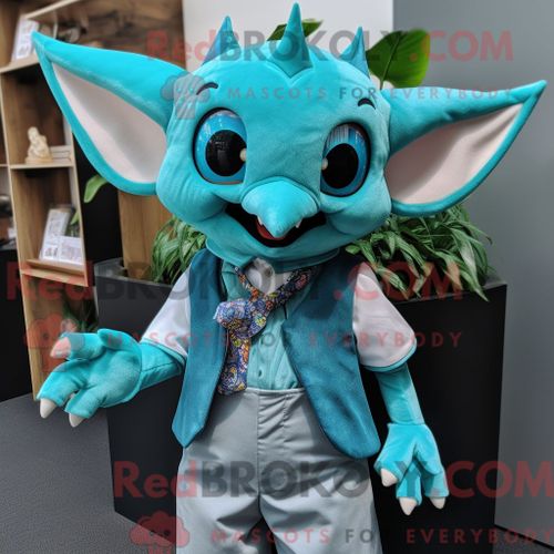 Costume Mascotte Redbrokoly D Allosaure Lavande Personnage Habillé Avec Un Maillot De Bain Et Des Ceintures
