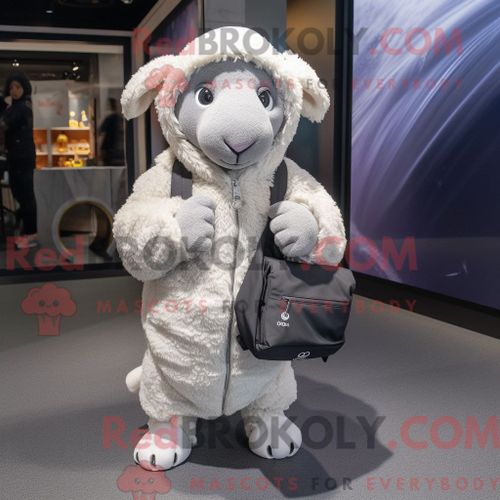 Costume De Mascotte Redbrokoly De Magenta Cod Habillé D Une Robe Taille Empire Et De Montres Numériques